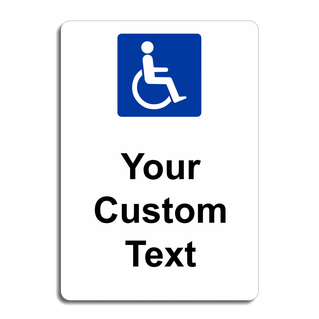 Custom Disabled Parking Sign