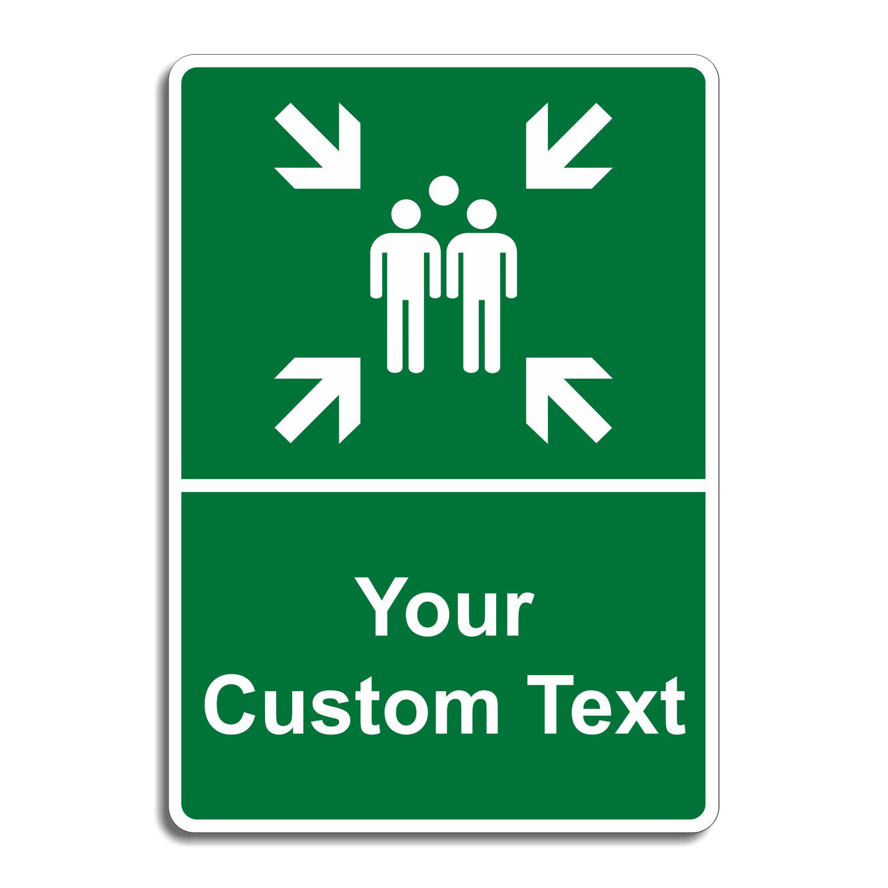 Custom Emergency Fire Assembly Point Sign