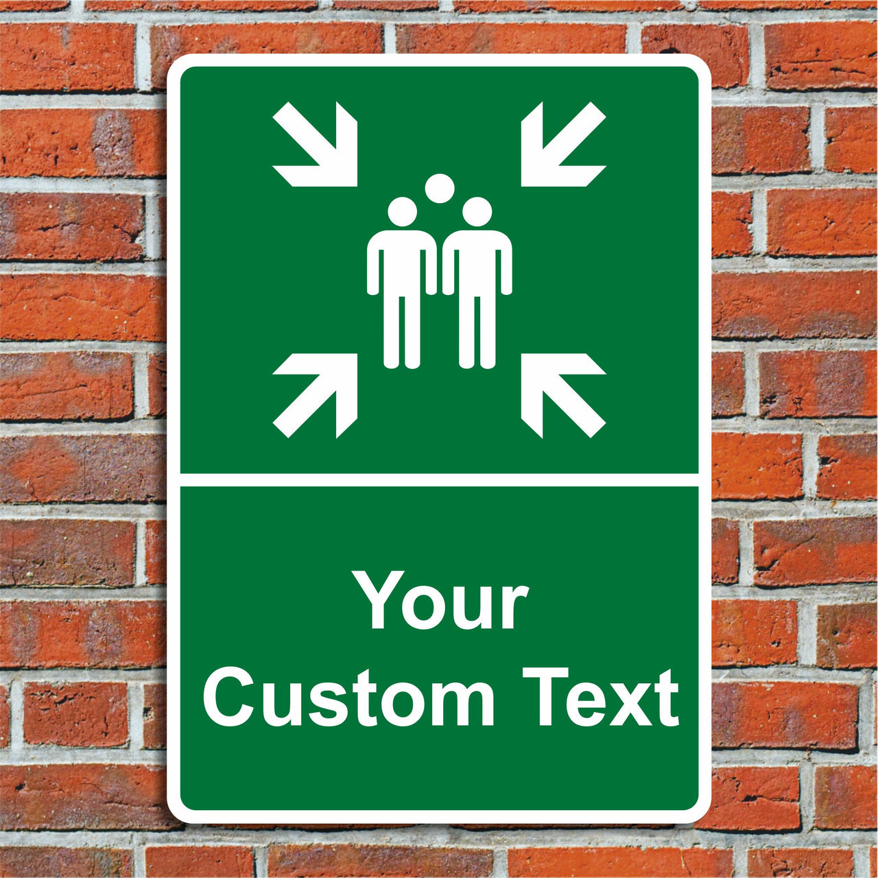 Custom Emergency Fire Assembly Point Sign