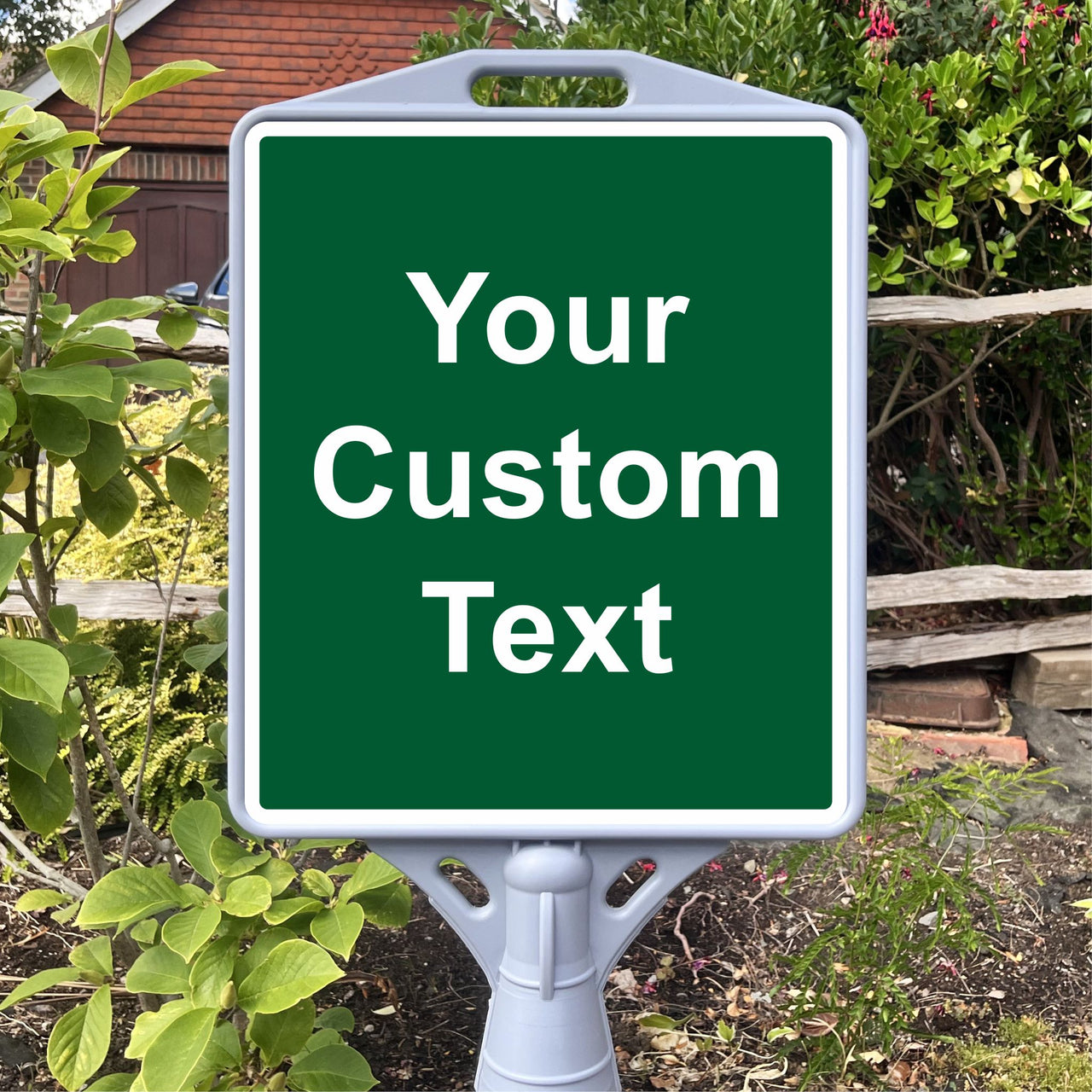 Custom Freestanding Pyramid Sign