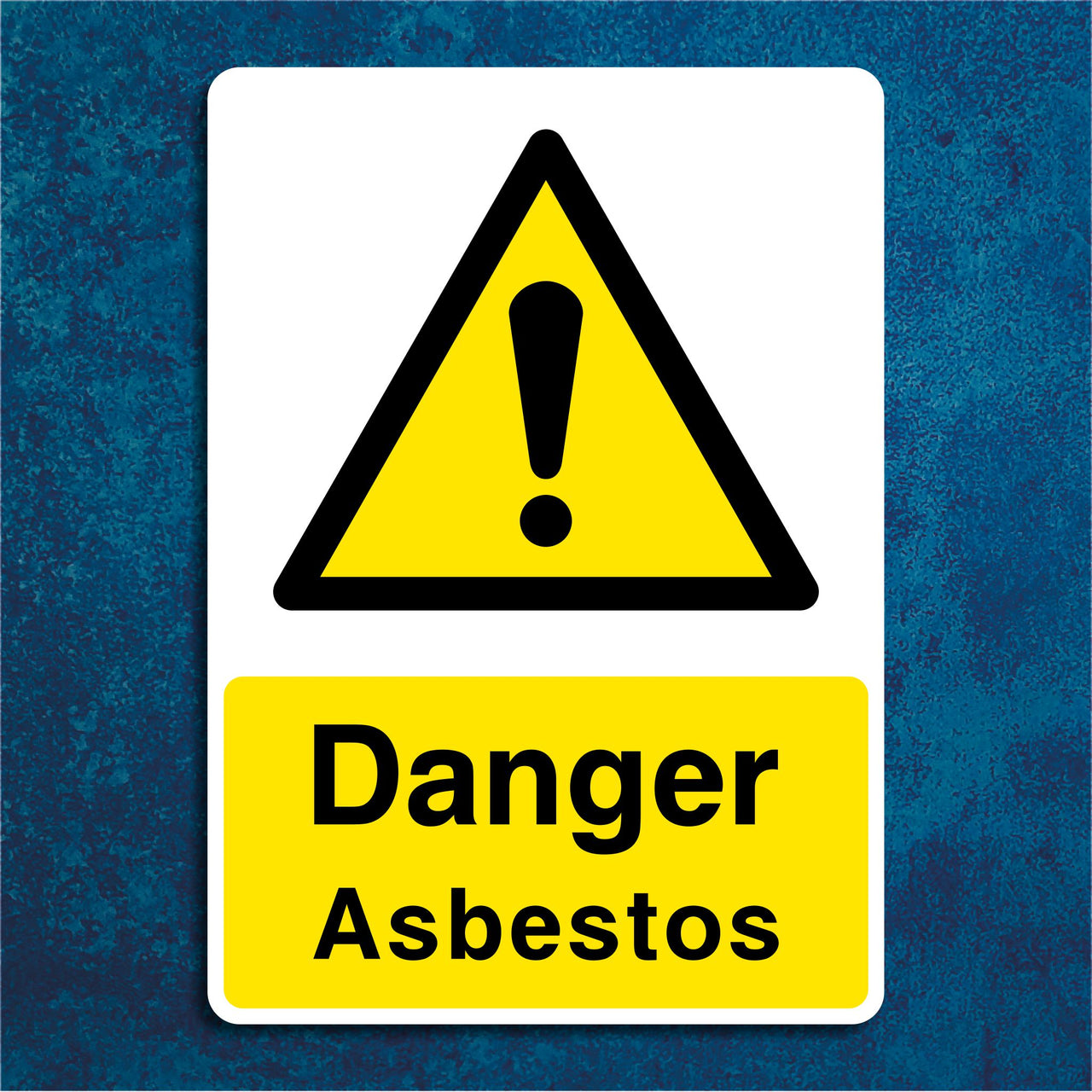 Danger Absestos Hazard Warning Sign