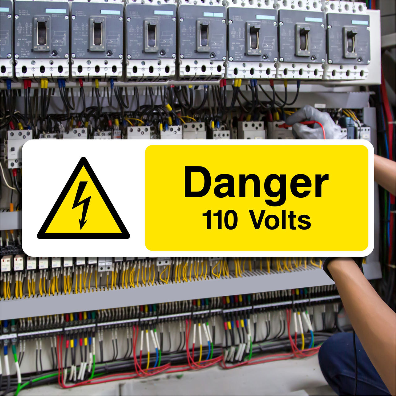 Danger 110 Volts Sign