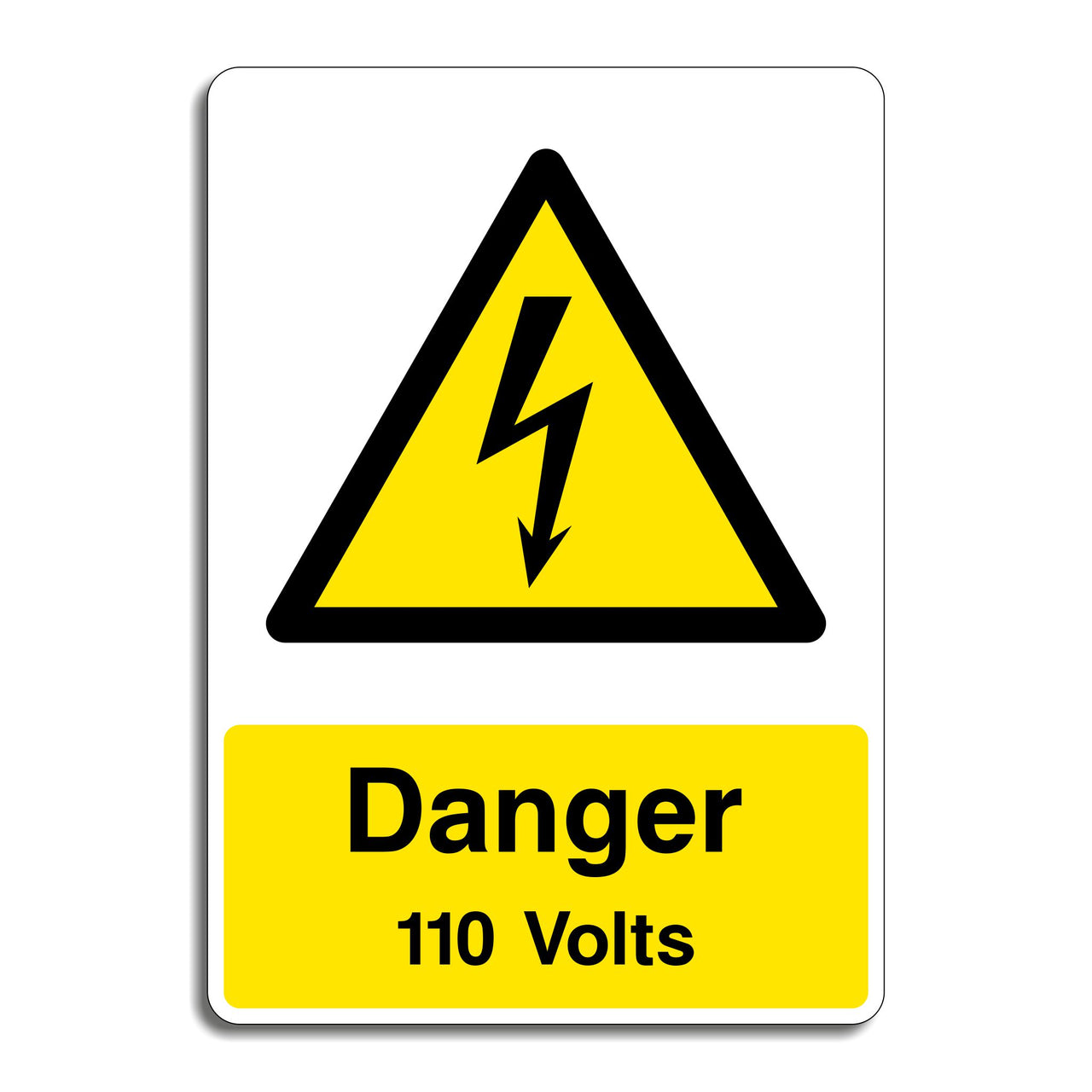 Danger 110 Volts Sign - ELEC0033