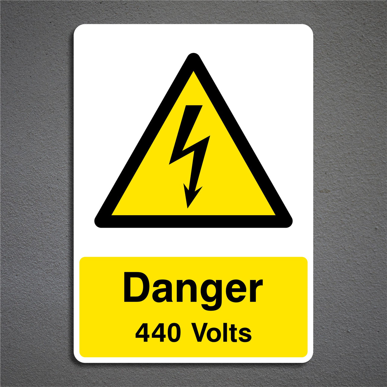 Danger 440 Volts Sign