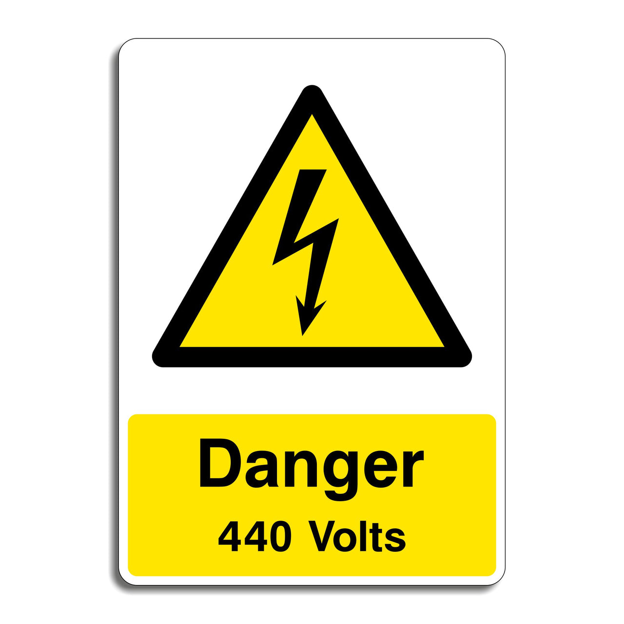 Danger 440 Volts Sign