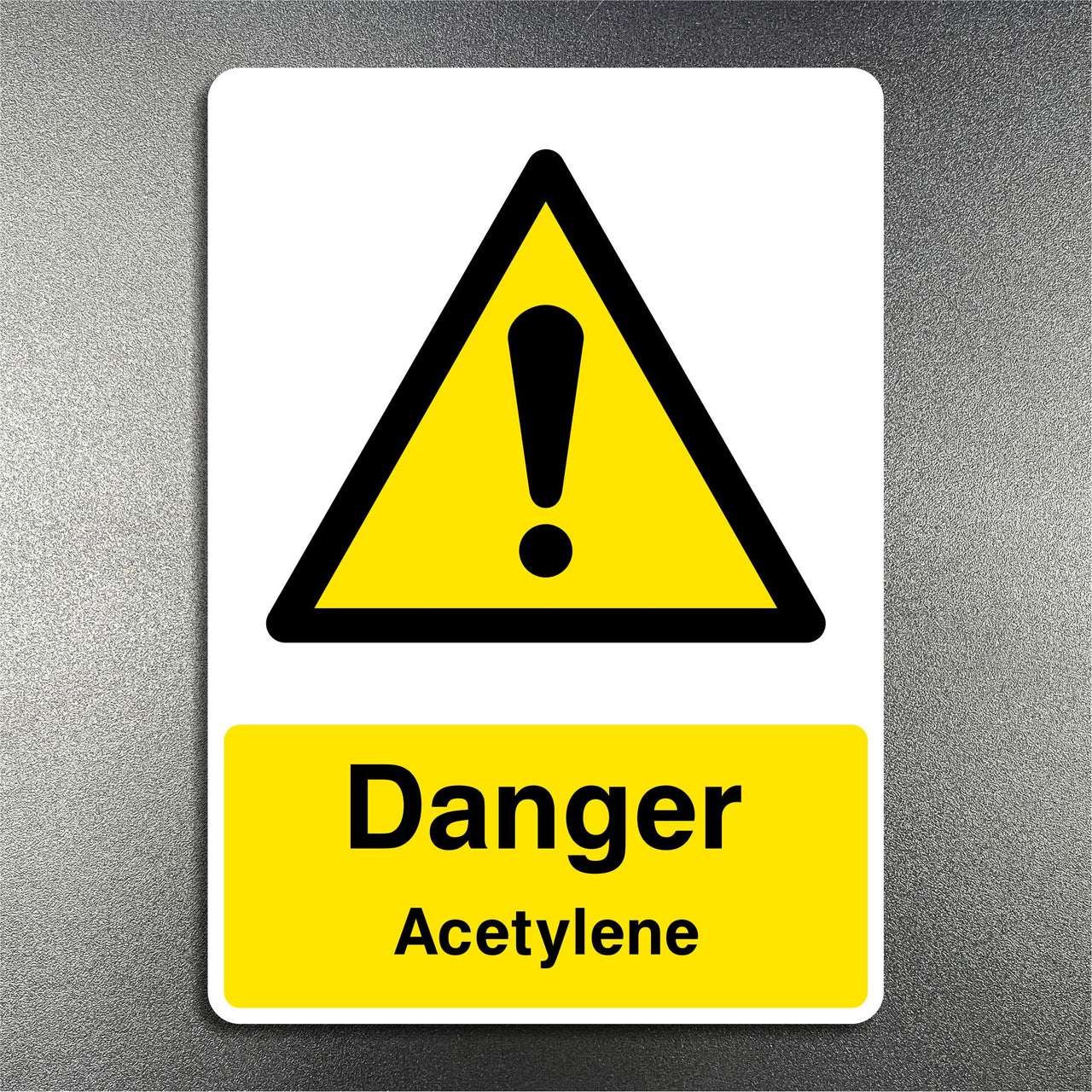 Danger Acetylene Sign