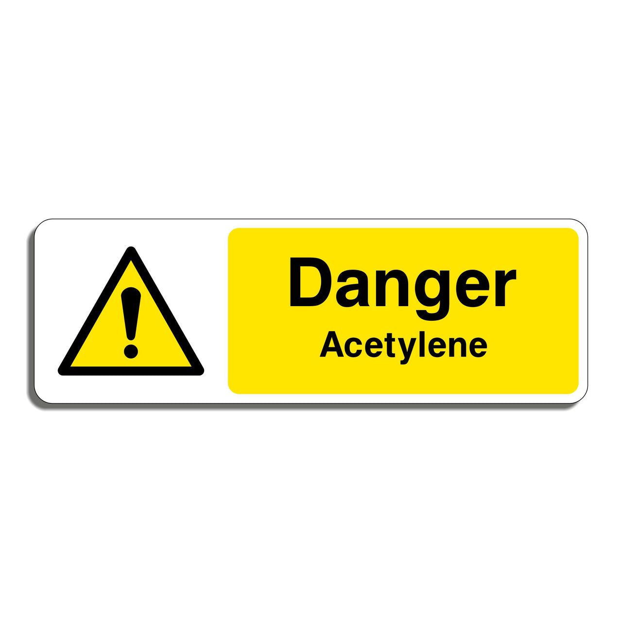 Danger Acetylene Sign