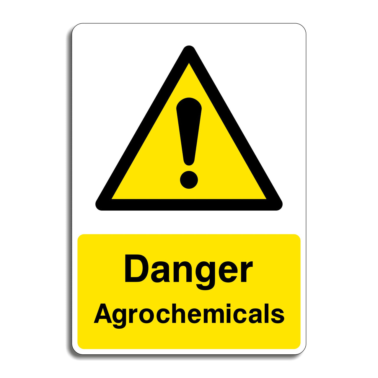 Danger Agrochemicals Sign