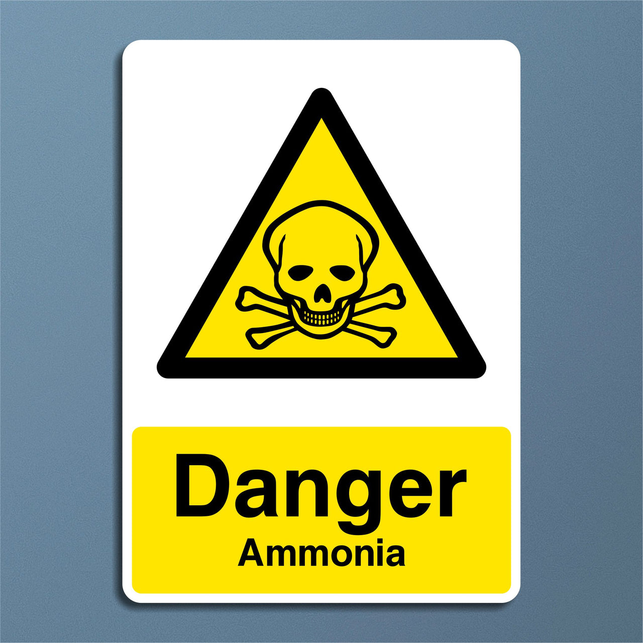 Danger Ammonia Sign