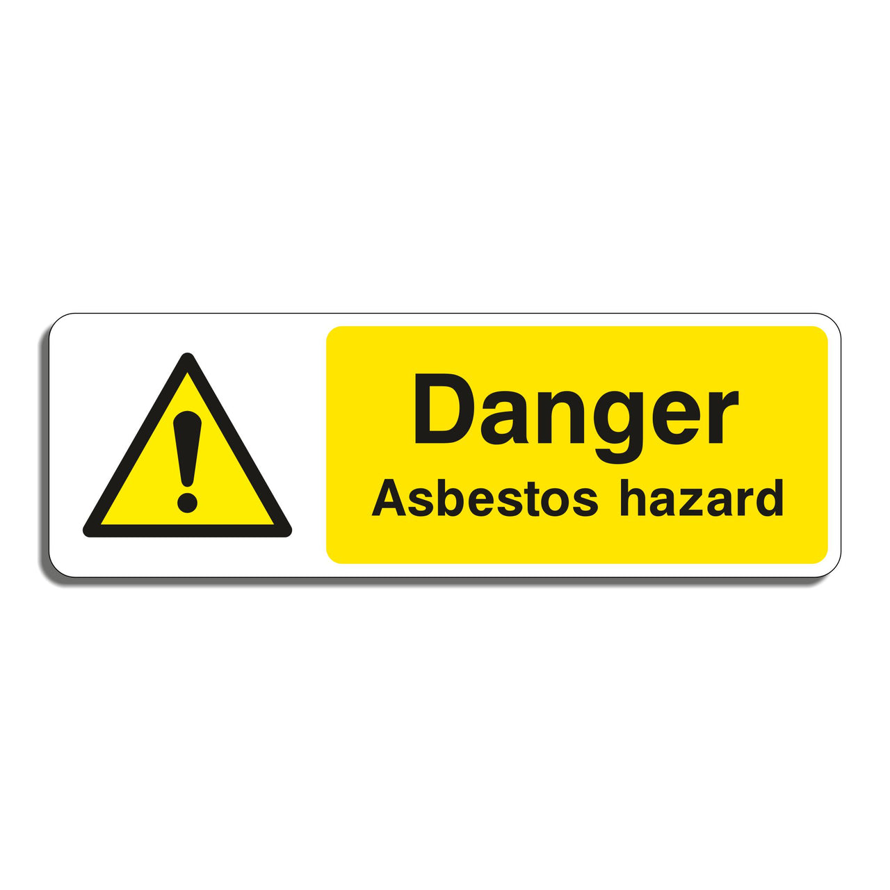Danger Asbestos Hazard Sign