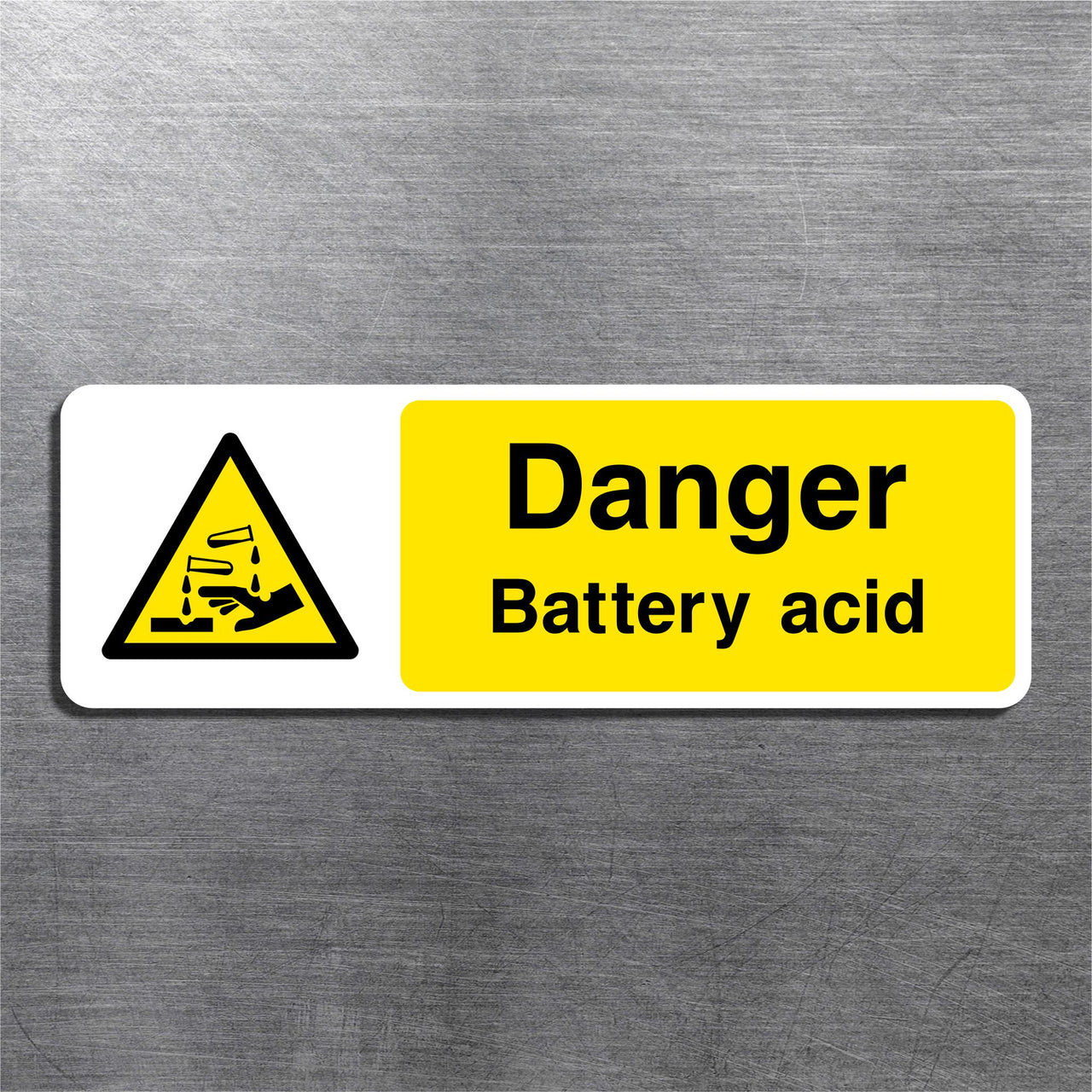 Danger Battery Acid Sign
