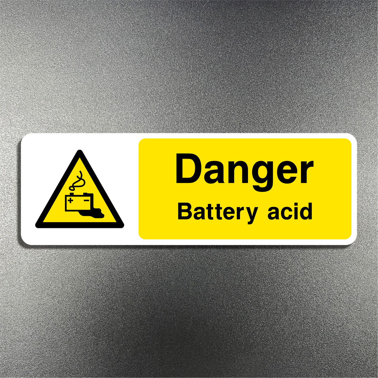 Danger Battery Acid Sign