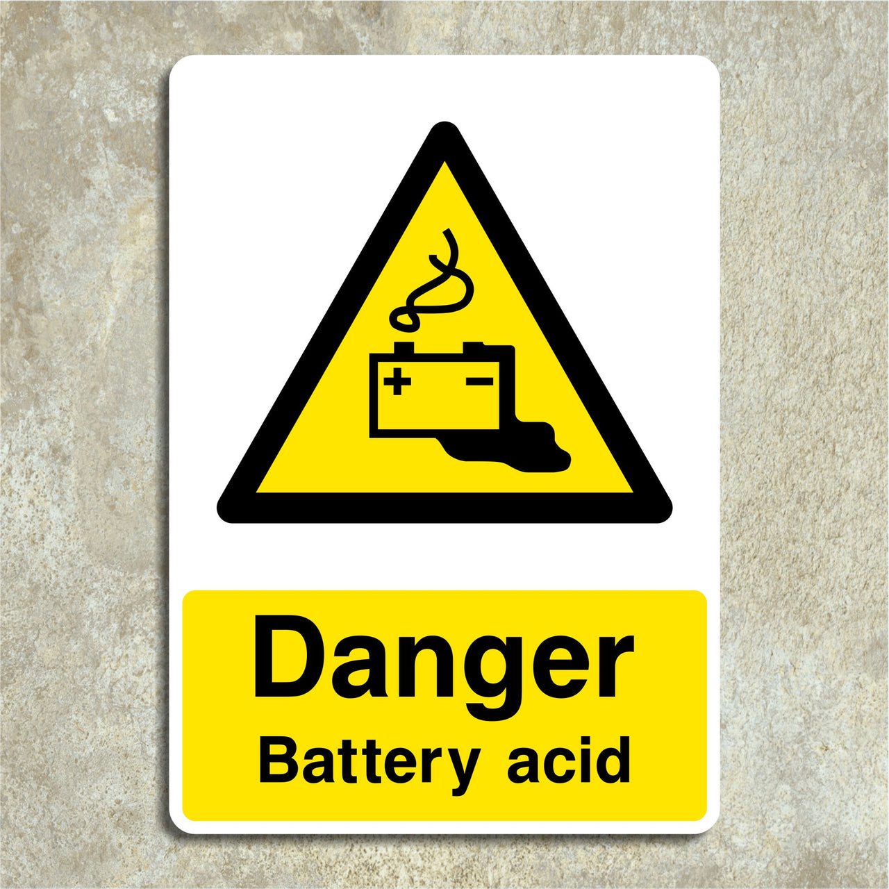 Danger Battery Acid Sign