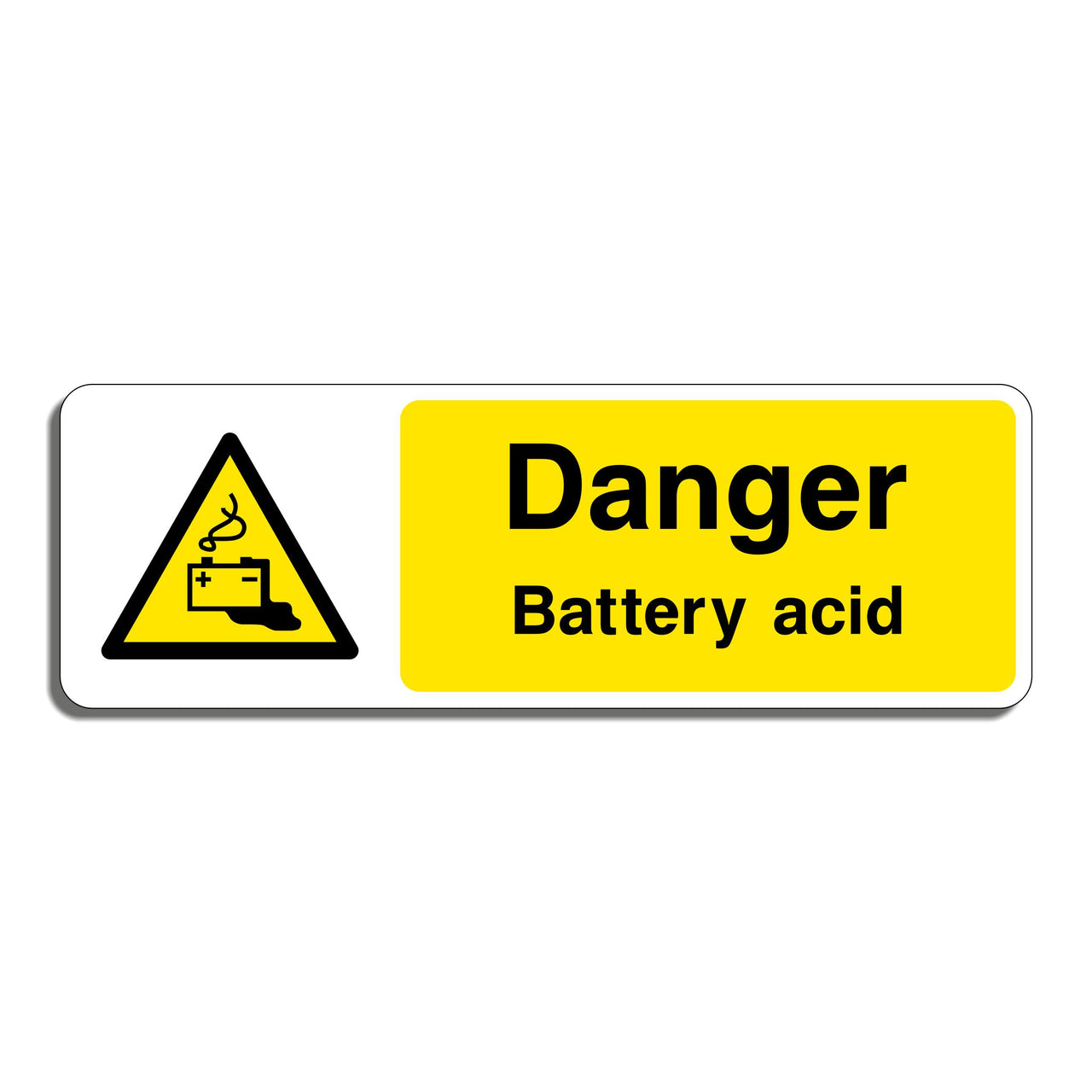 Danger Battery Acid Sign