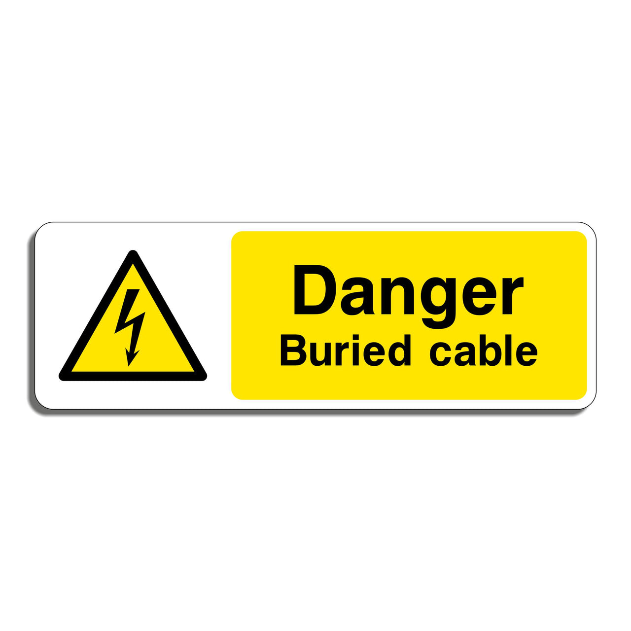 Danger Buried Cable Sign