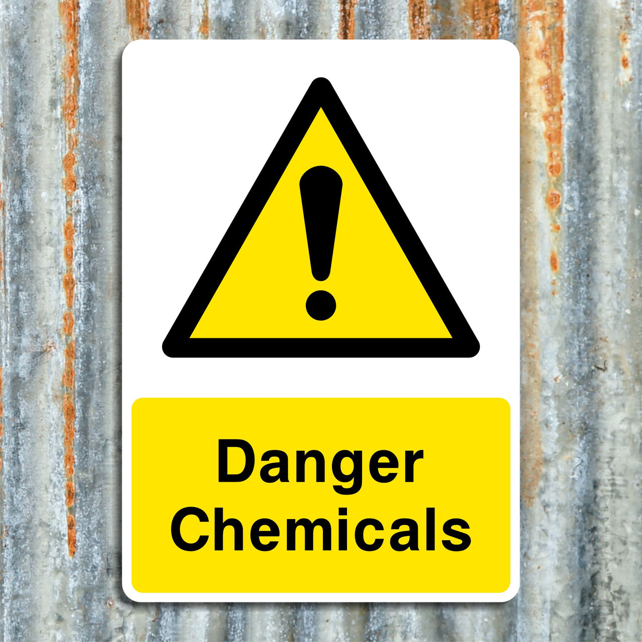 Danger Chemicals Sign