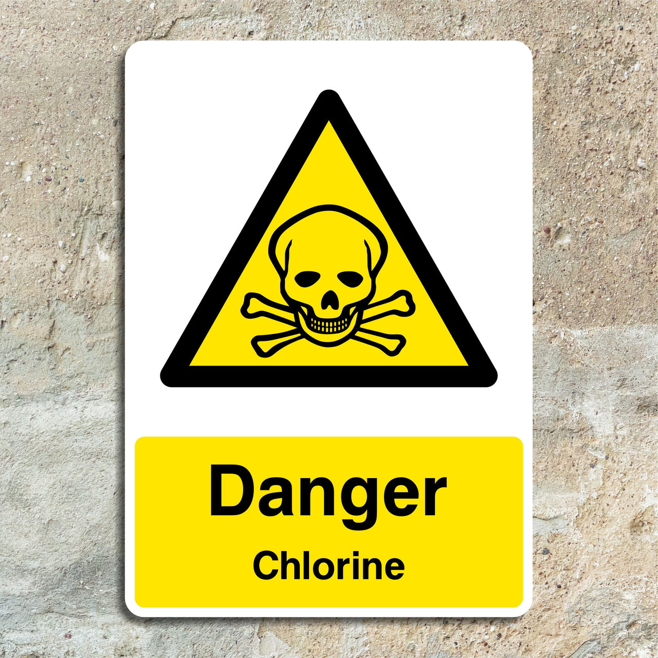 Danger Chlorine Sign