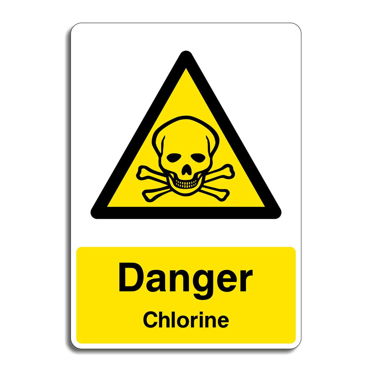 Danger Chlorine Sign