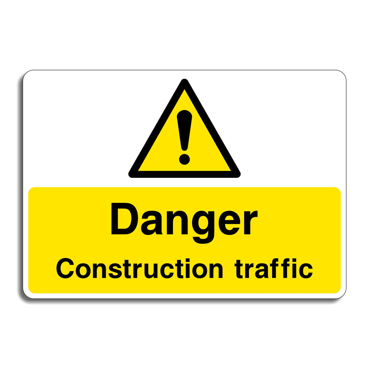 Danger Construction Traffic Sign