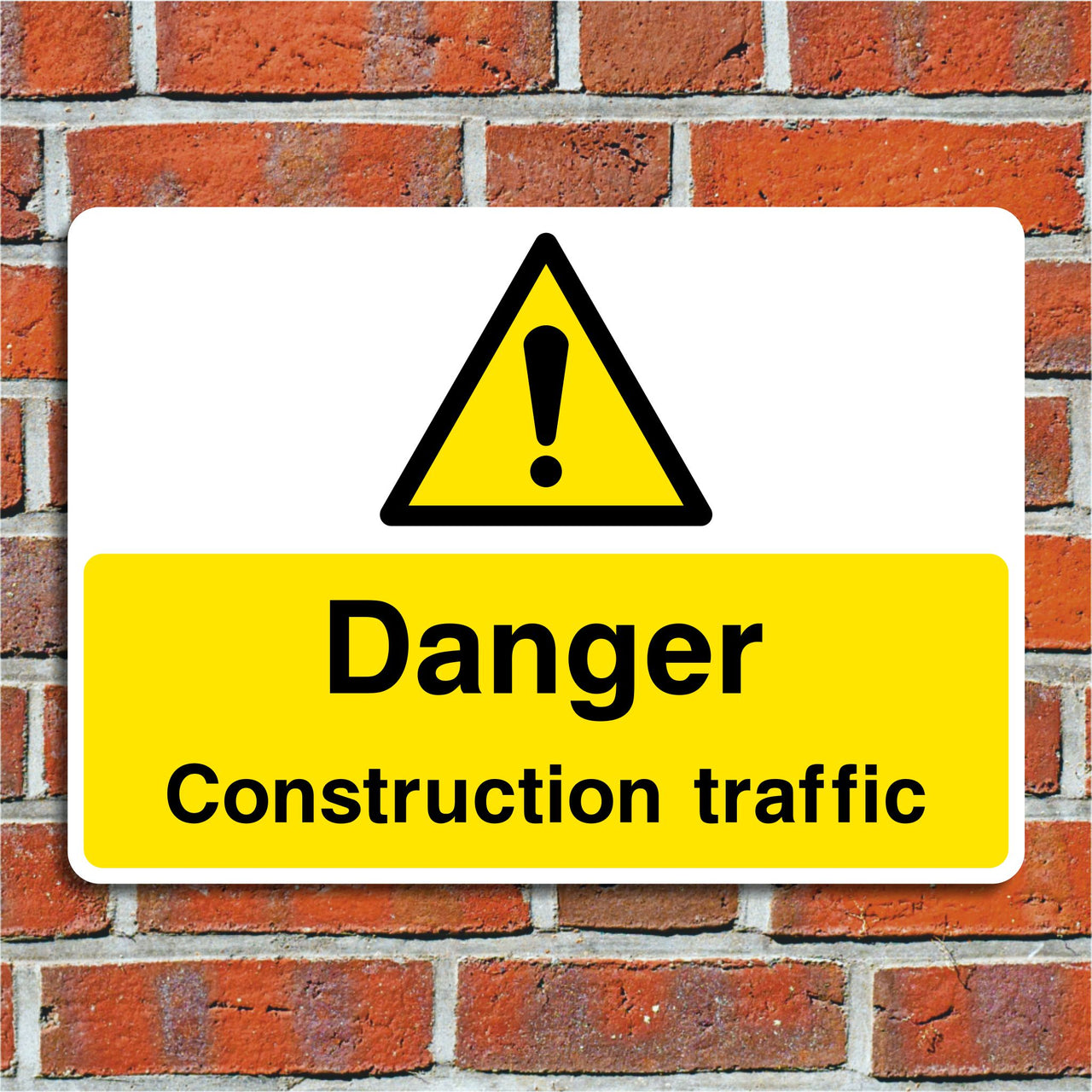 Danger Construction Traffic Sign
