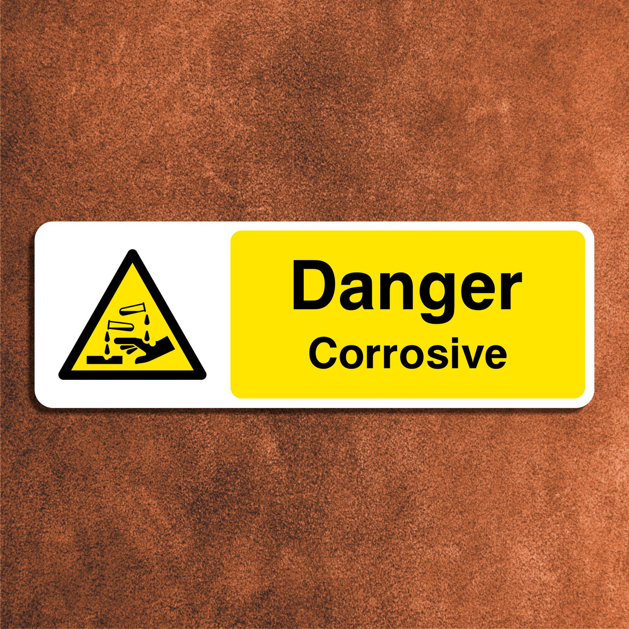 Danger Corrosive Sign