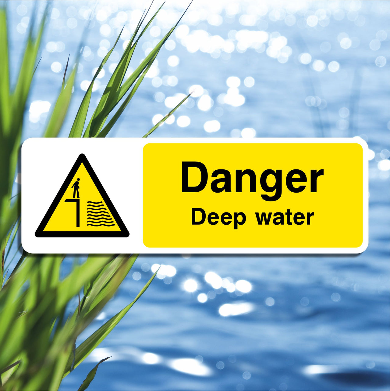 Danger Deep Water Sign