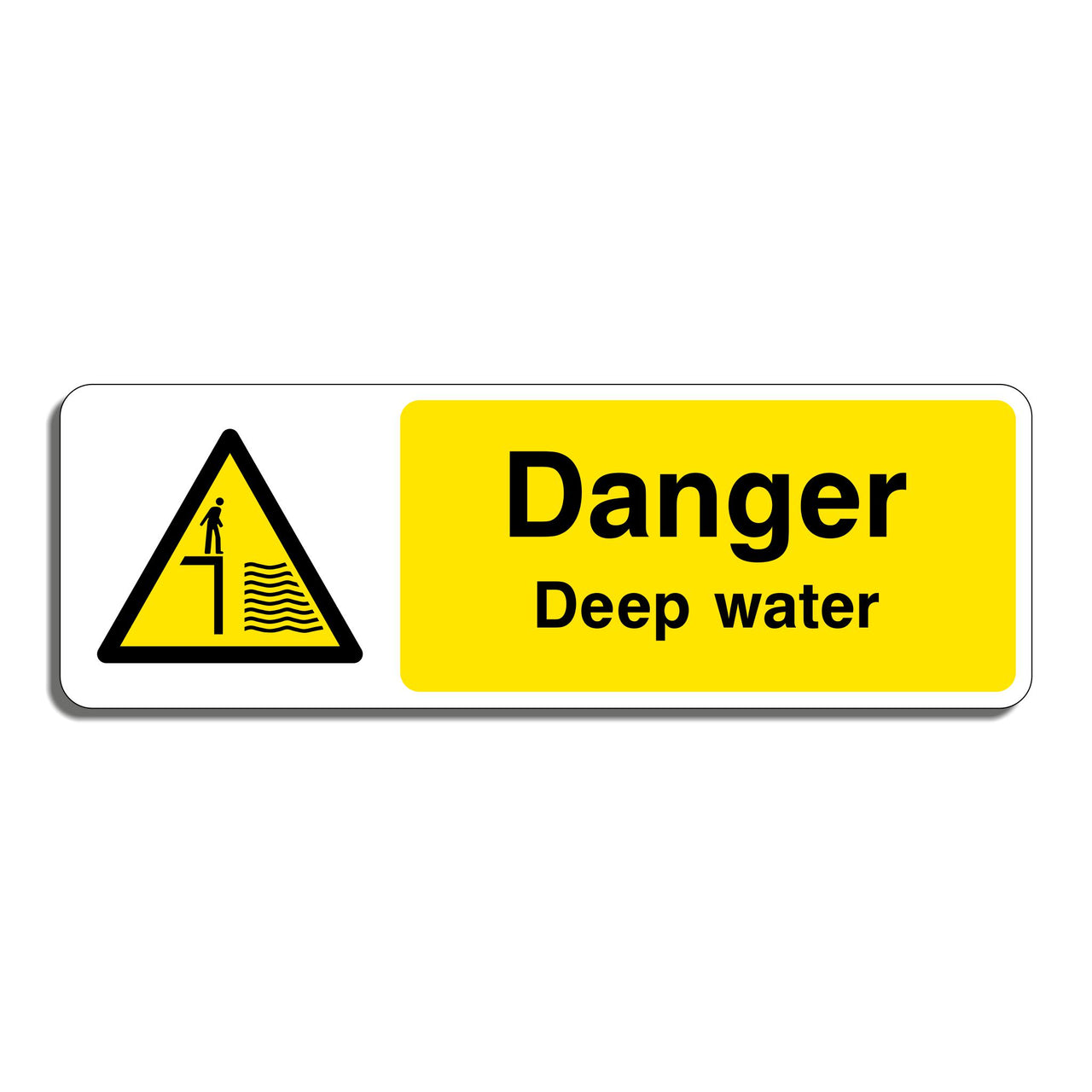 Danger Deep Water Sign