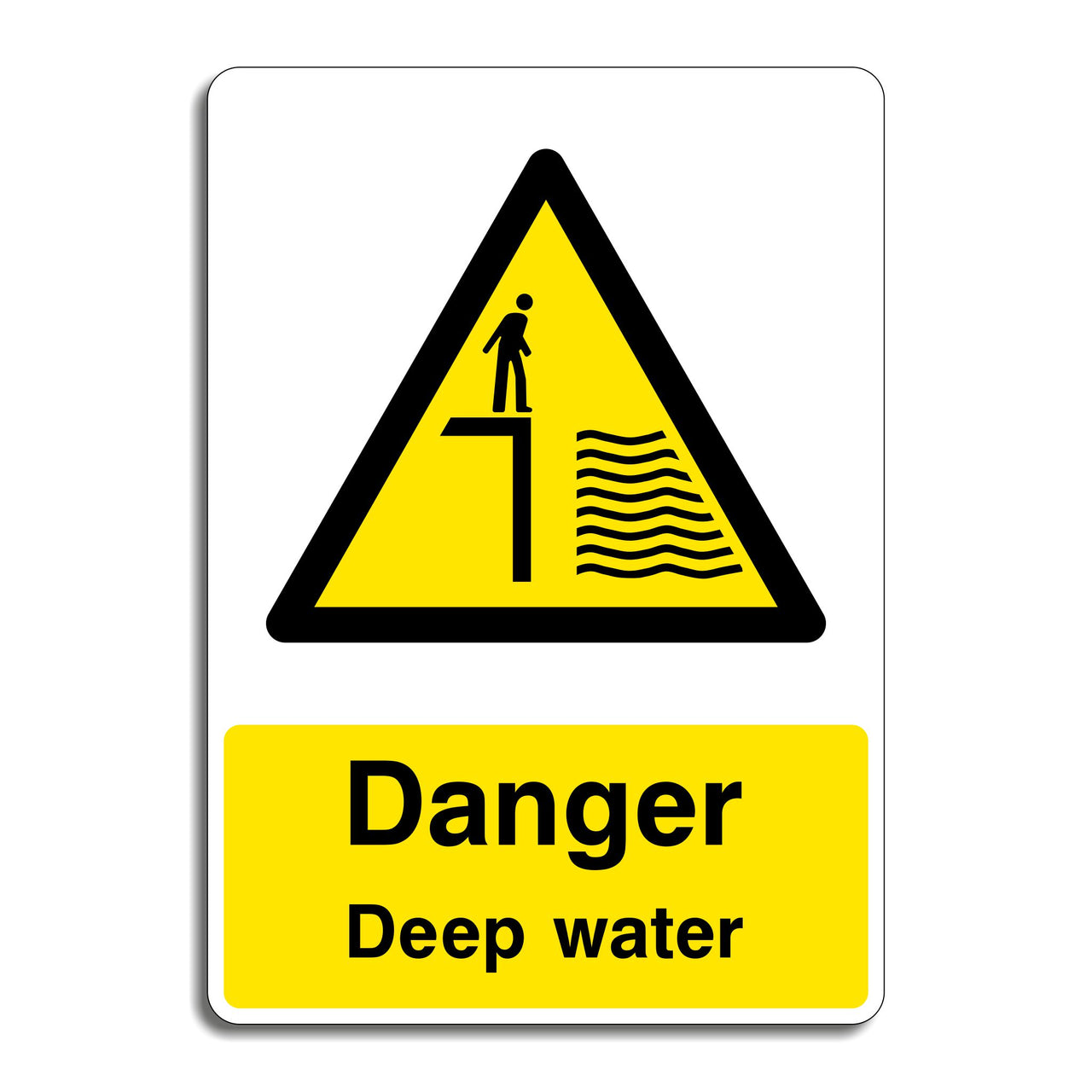 Danger Deep Water Sign