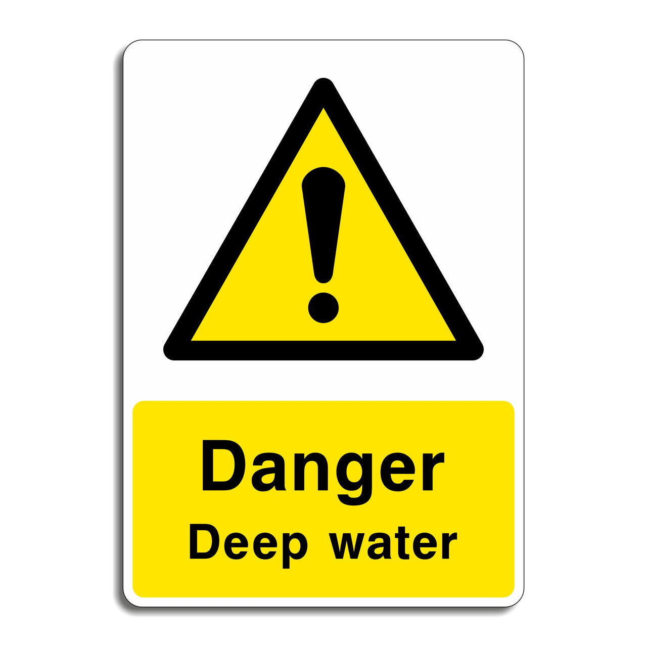 Danger Deep Water Sign