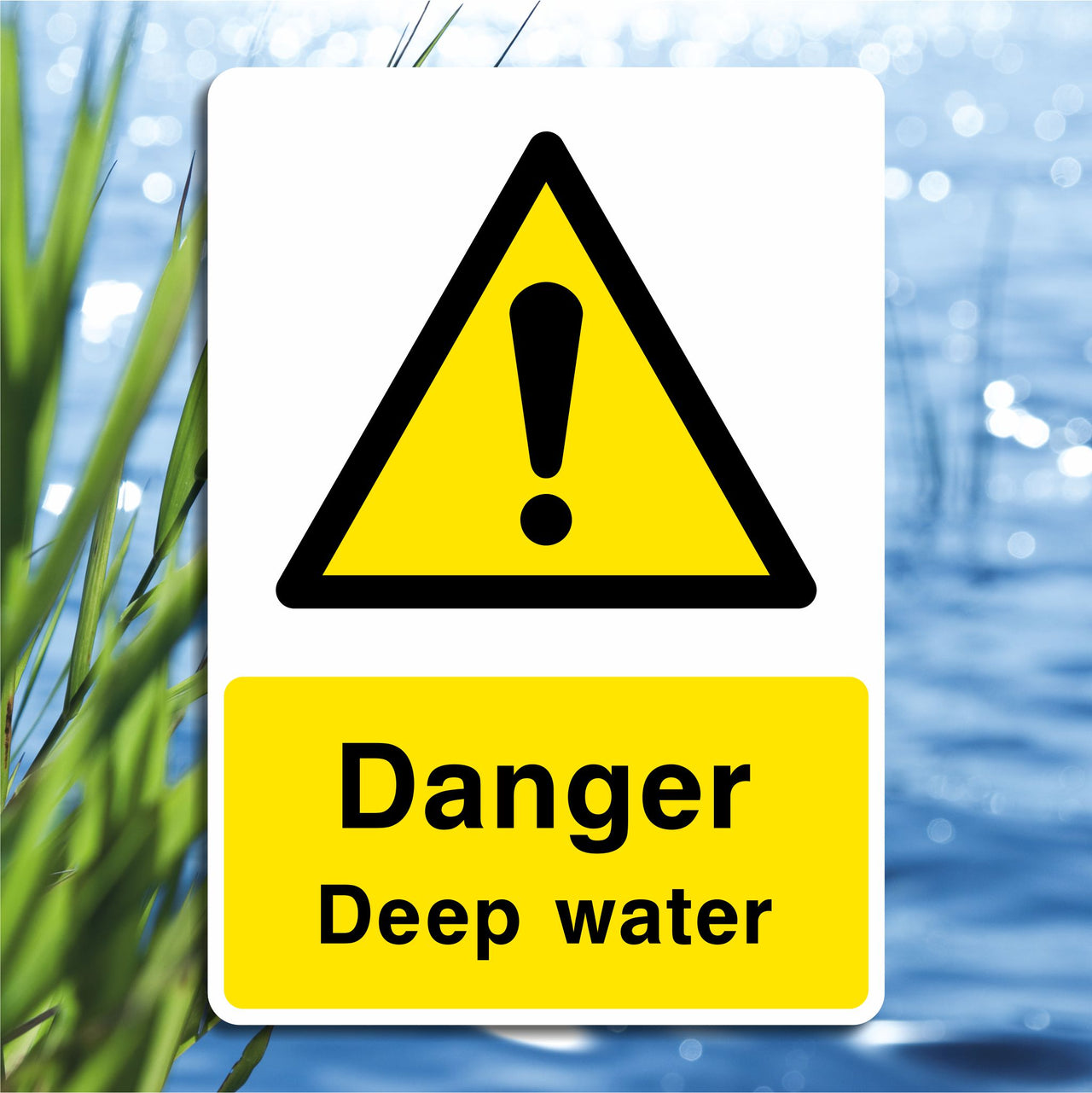 Danger Deep Water Sign