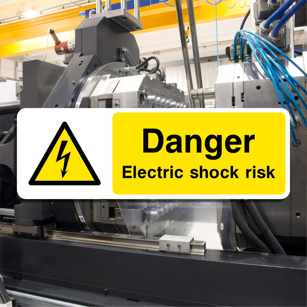 Danger Electric Shock Risk Sign