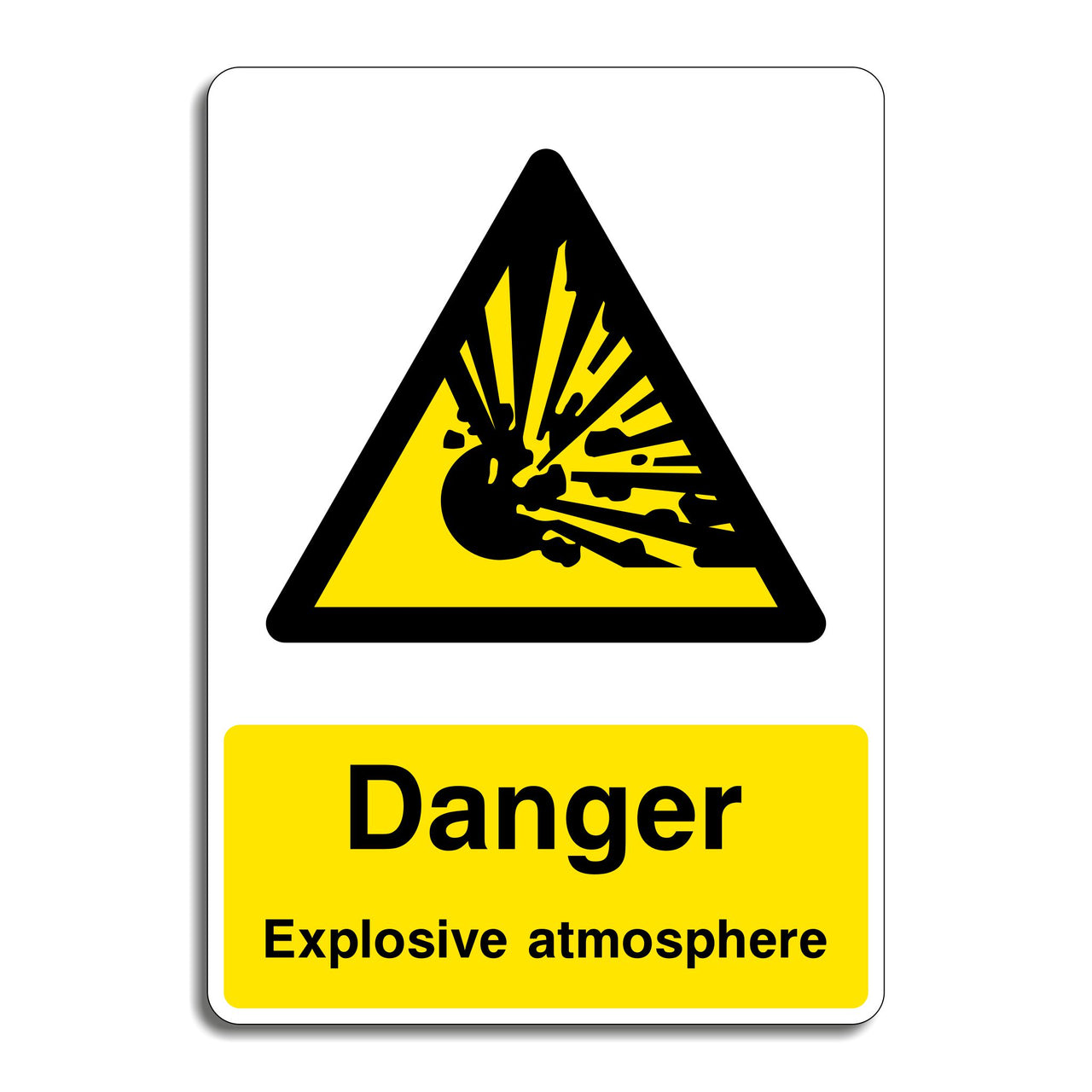 Danger Explosive Atmosphere Sign