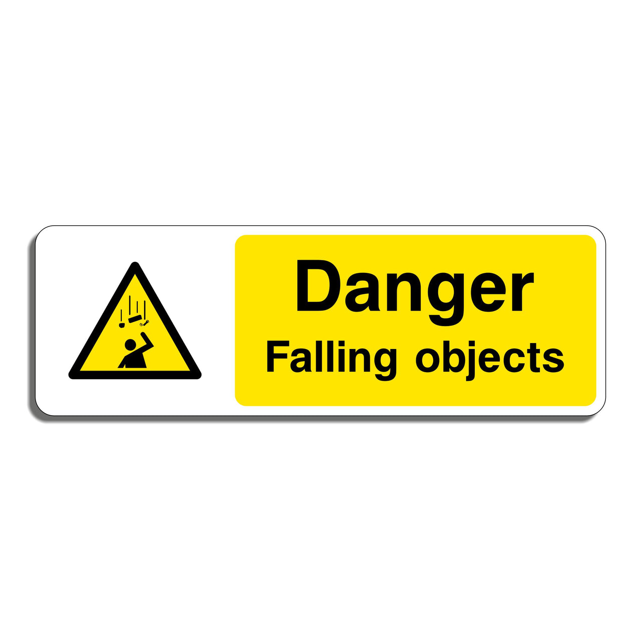 Danger Falling Objects Hazard Warning Sign