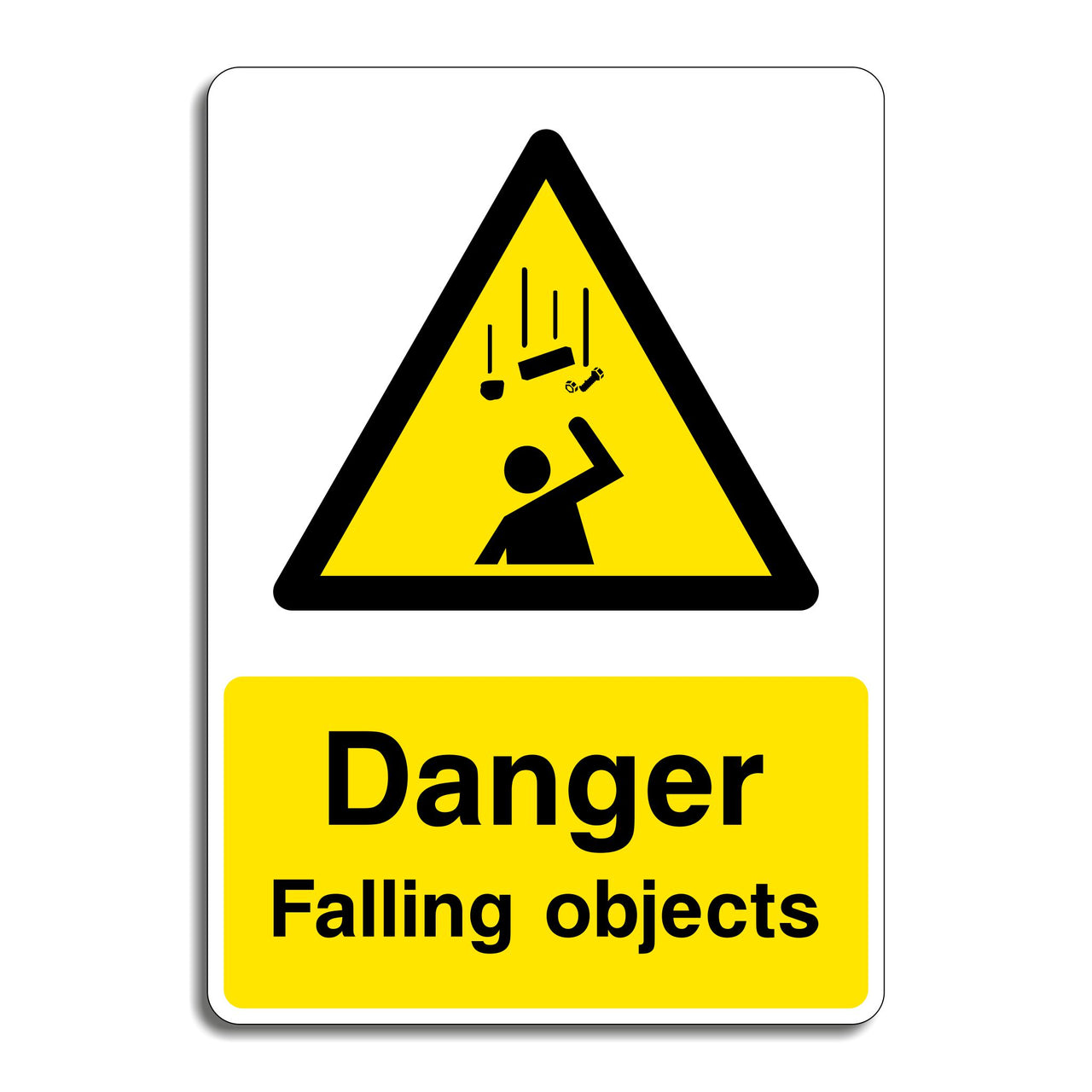Danger Falling Object Hazard Warning Sign