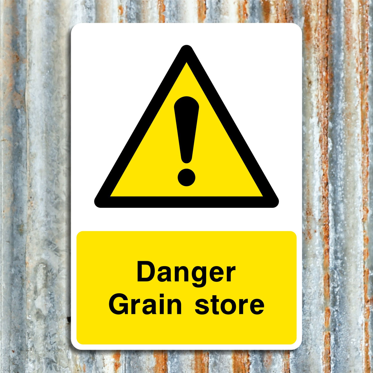 Danger Grain Store Sign