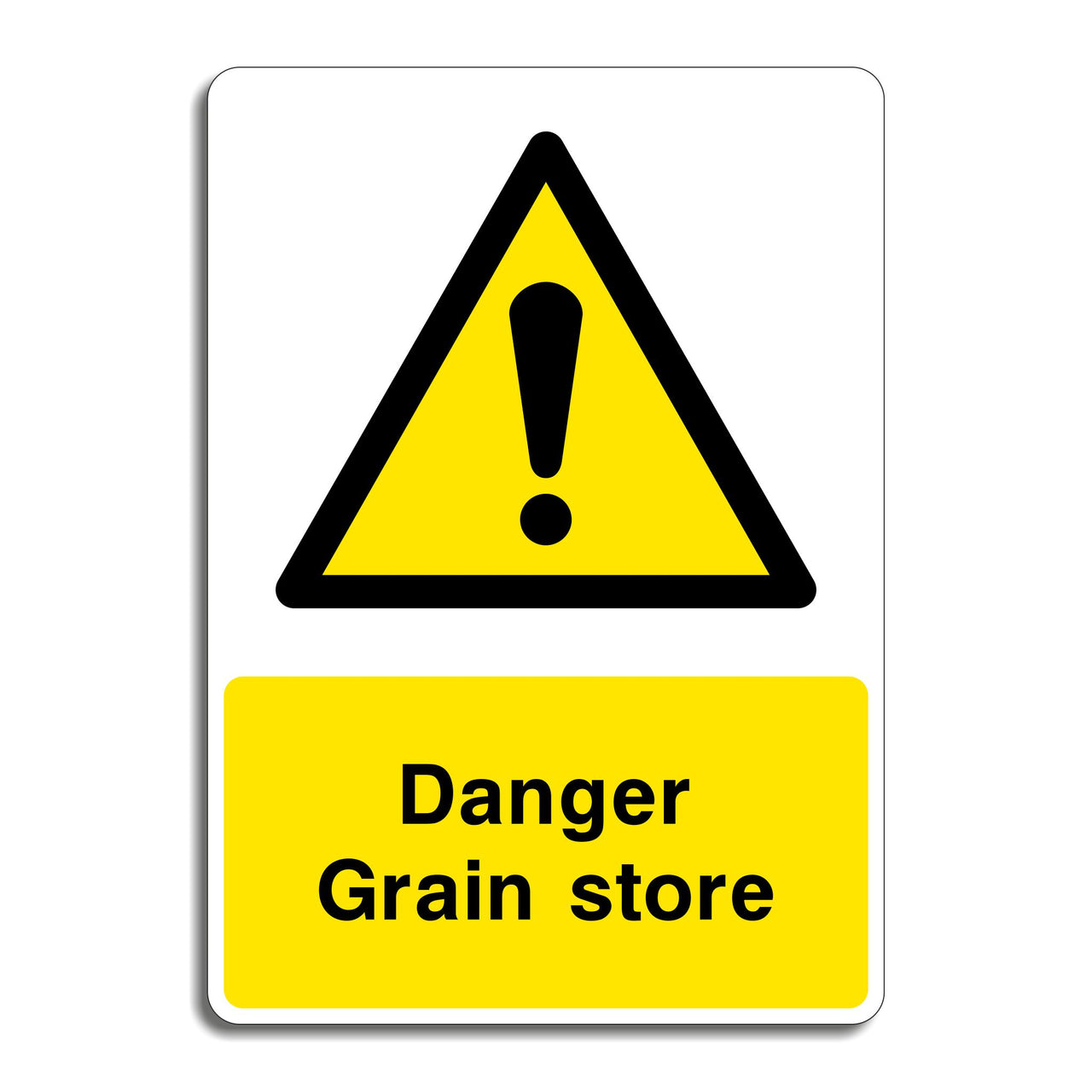 Danger Grain Store Sign