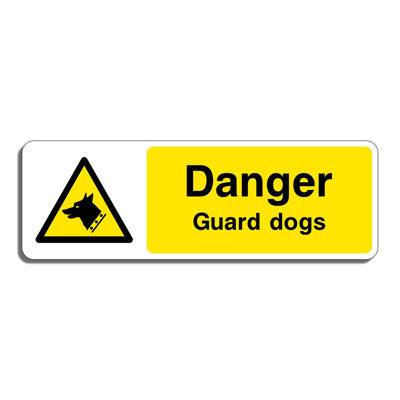 Danger Guard Dogs Sign