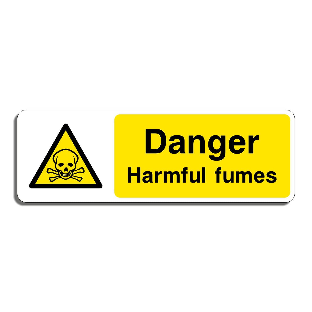Danger Harmful Fumes Sign