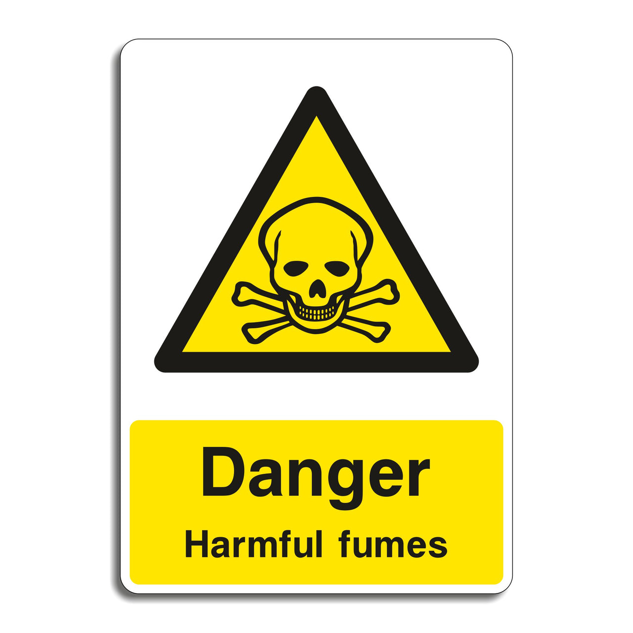 Danger Harmful Fumes Sign