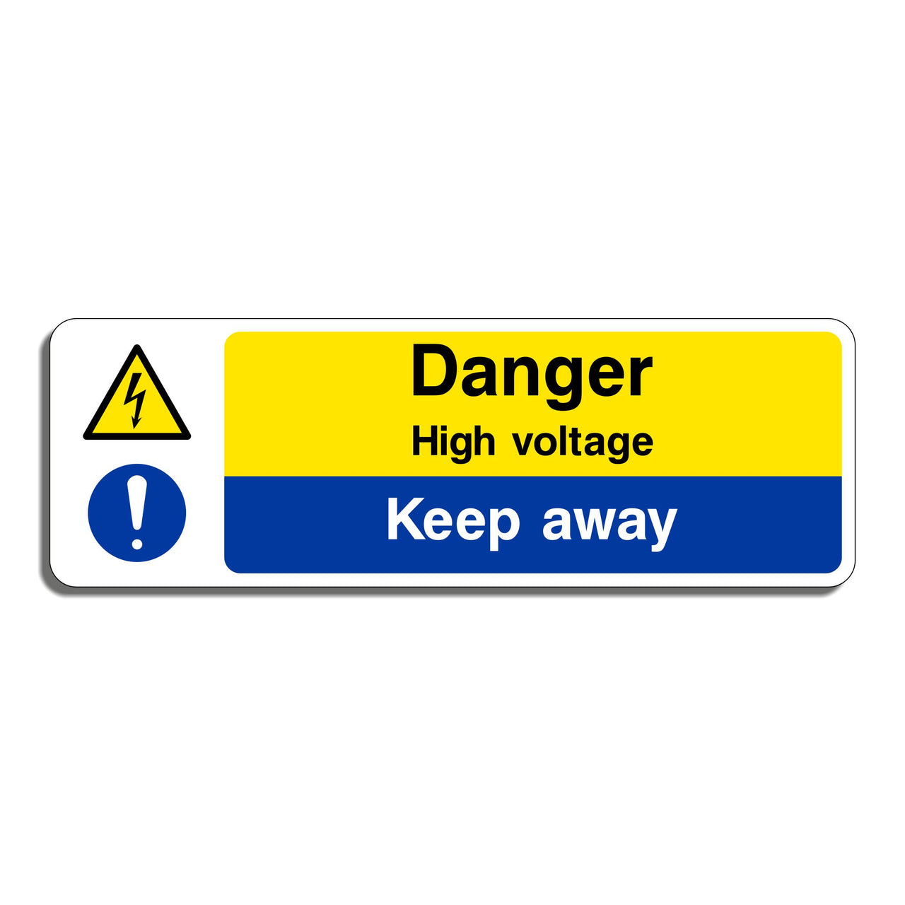 Danger High Voltage Keep Away Sign