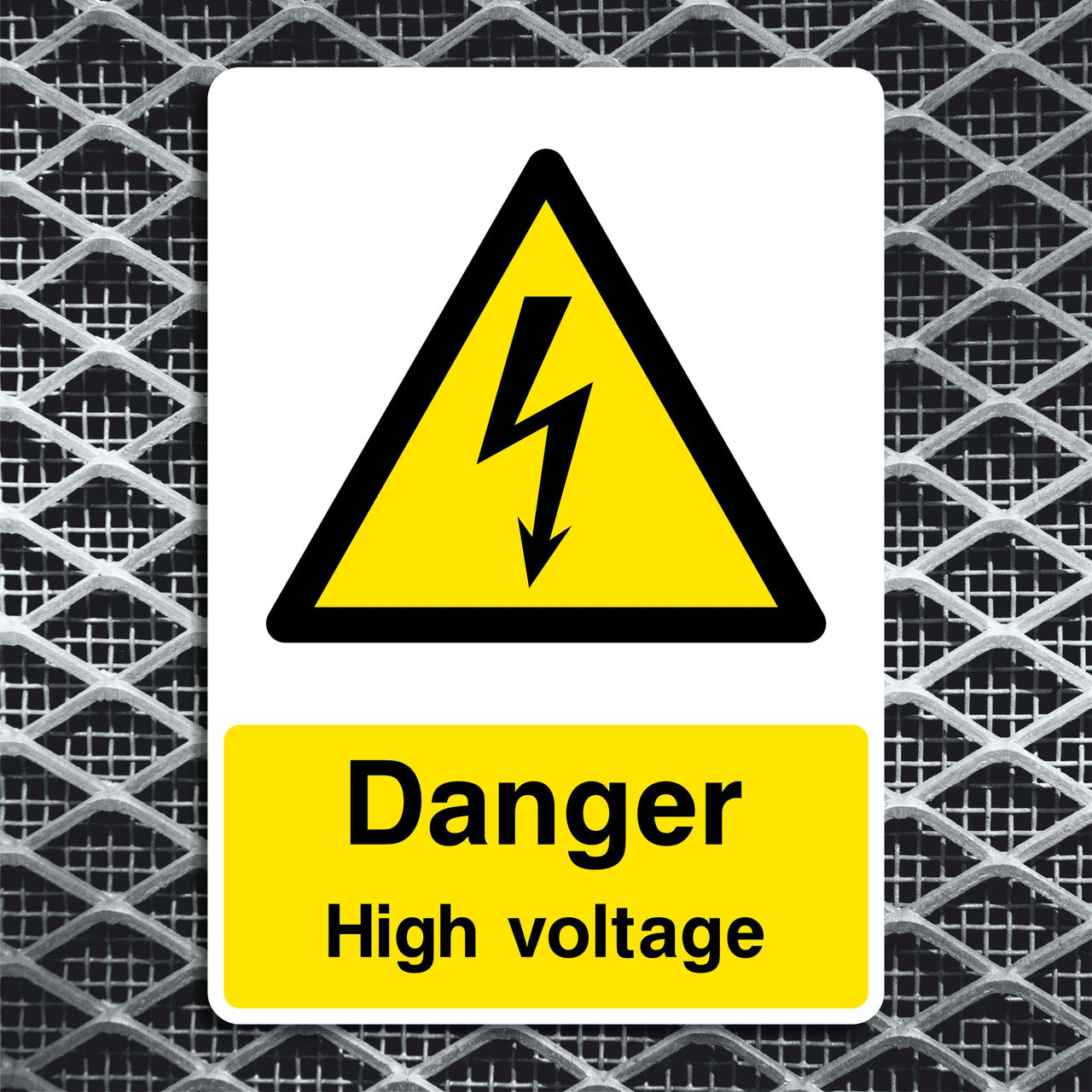 Danger High Voltage Sign