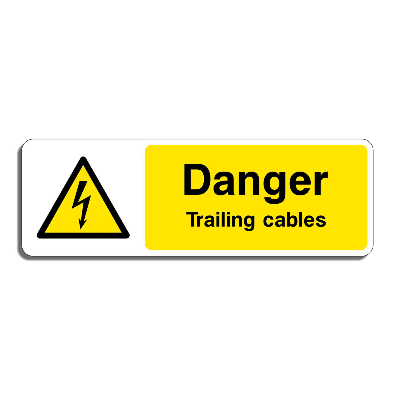 Danger Trailing Cables Sign