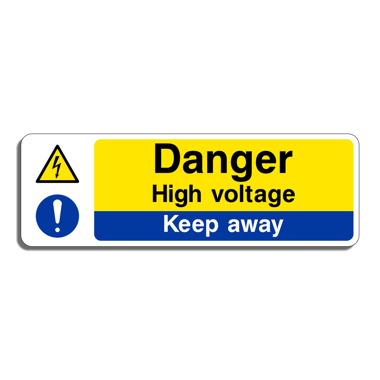 Danger High Voltage Keep Away Sign