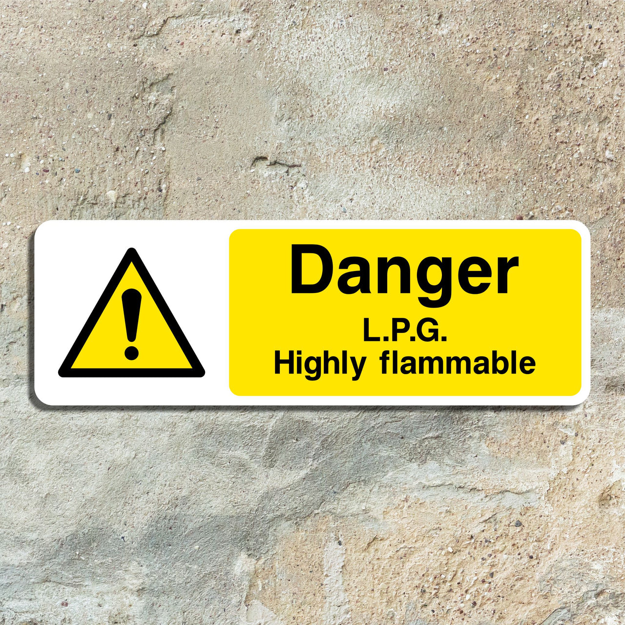 Danger L.P.G Highly Flammable Sign