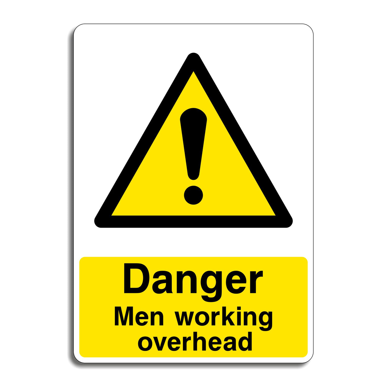 Danger Men Working Overhead Sign