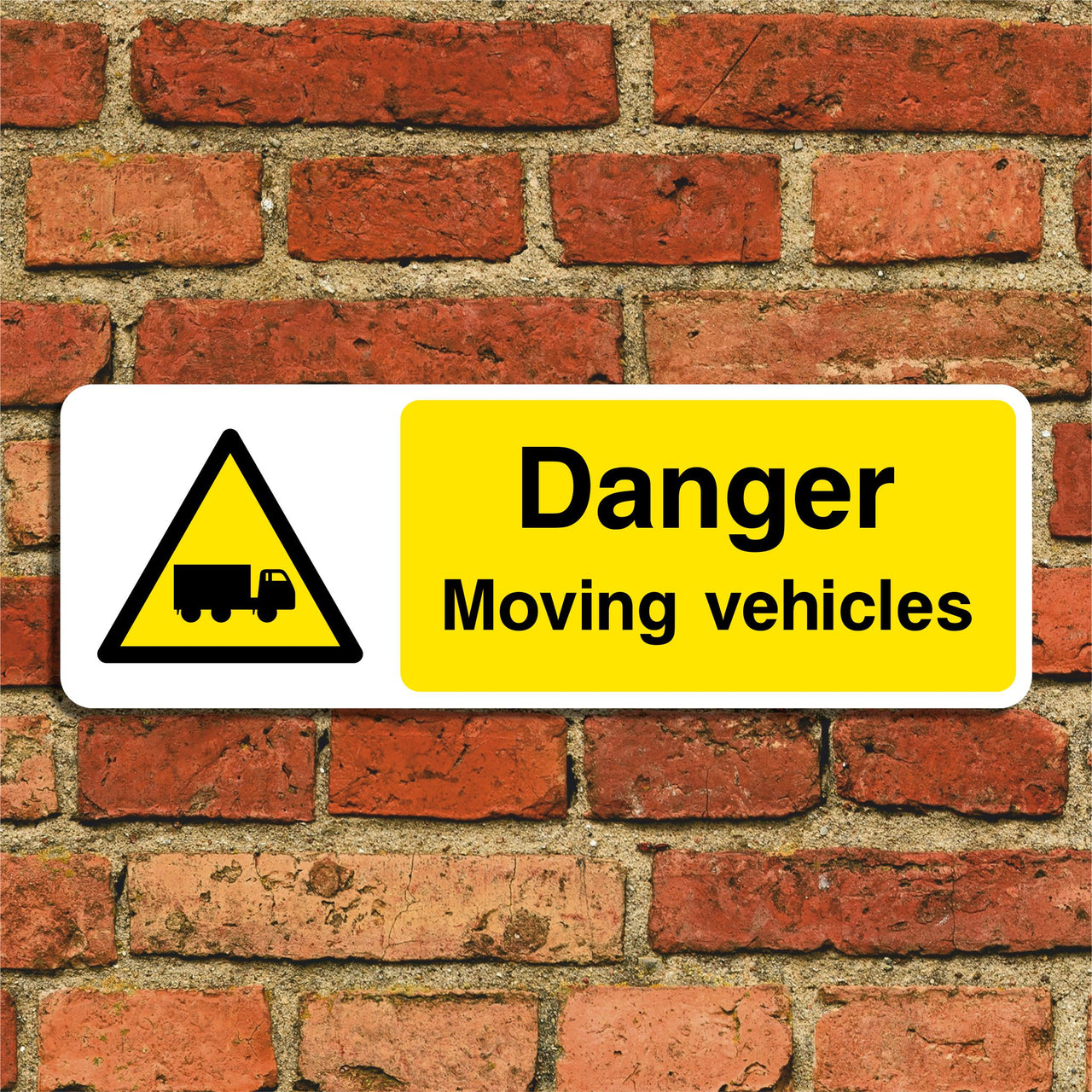 Danger Moving Vehicles Sign