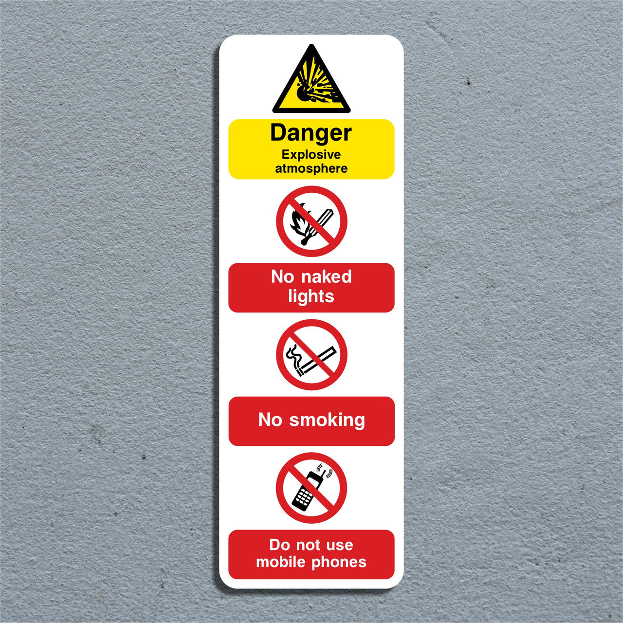 Workshop Multi-Message Safety Sign