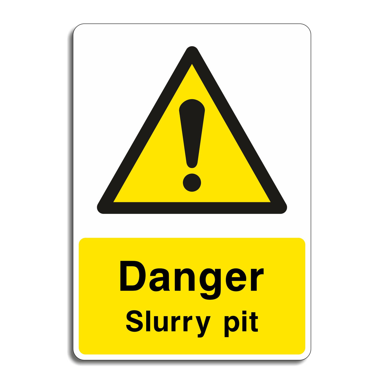 Danger Slurry Pit Sign