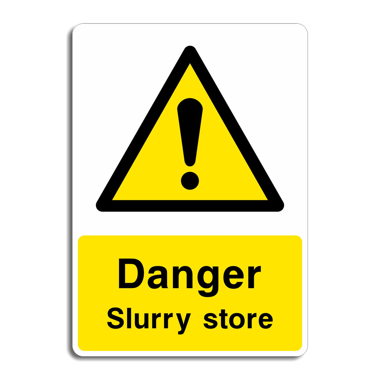 Danger Slurry Store Sign