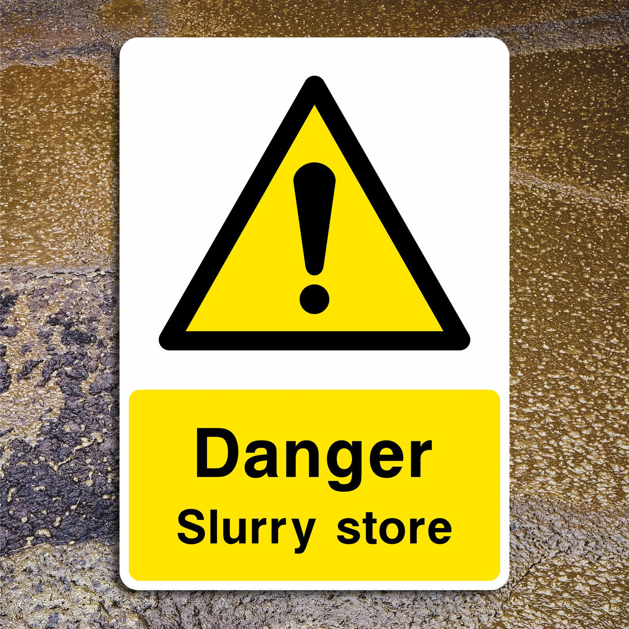 Danger Slurry Store Sign